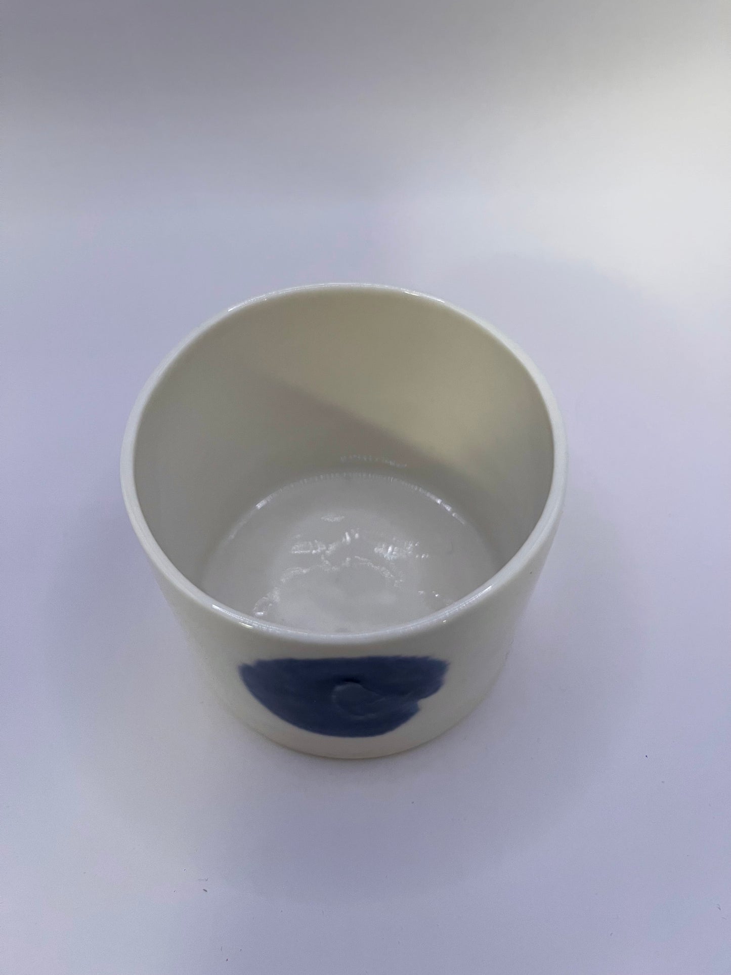 Tasse rond bleu