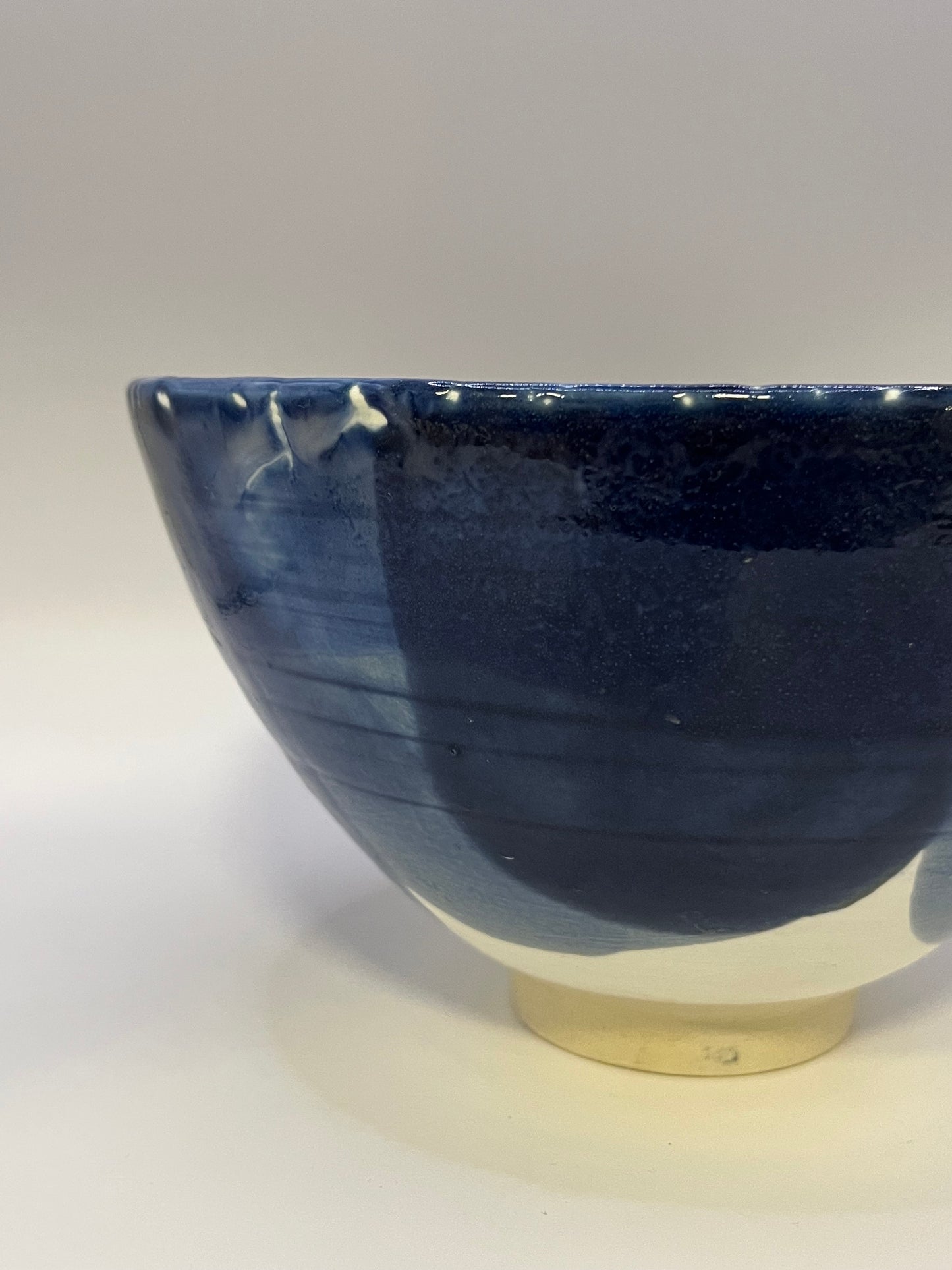 Blue blue blue salad bowl