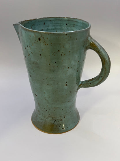 Carafe vert tacheté