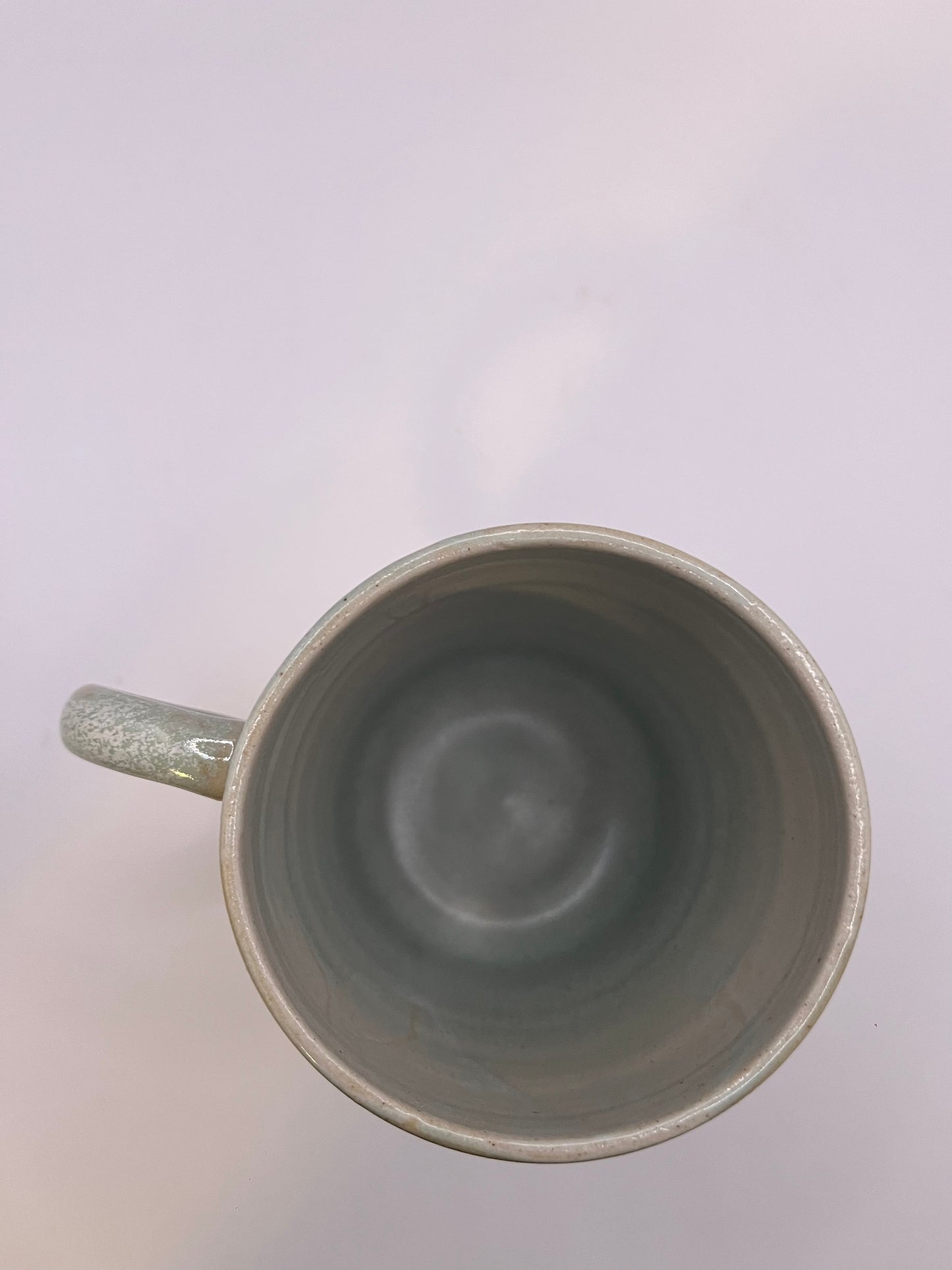 Mug vert moucheté